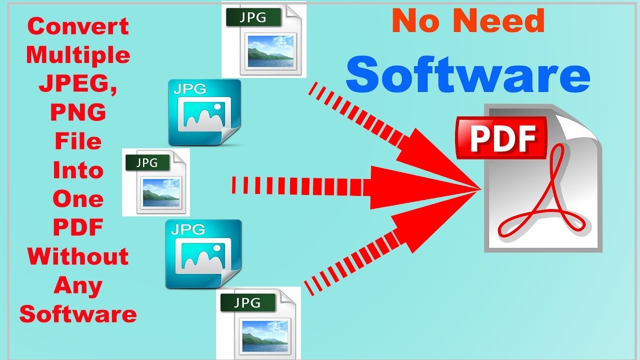 How to convert any file to PDF file without any software